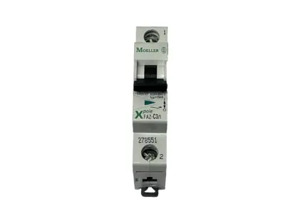 Used Moeller X Pole FAZ-C3/1 Circuit Breaker Circuit Breakers Michigan US | Maverick Industrial Sales #1394237