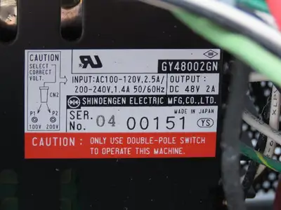 Used SHINDENGEN ELECTRIC _UNKNOWN_ Power Supplies Indiana US | Arrow Industrial #1365145