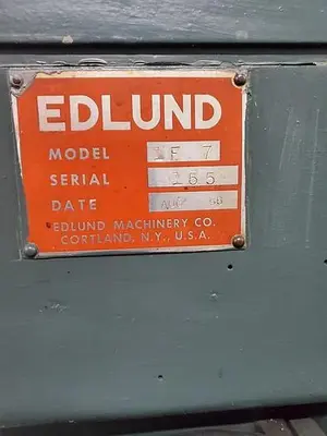 Used 1956 EDLUND 1F7 Heavy Duty & Sensitive Single Spindle Drills Pennsylvania US | Hildebrand Machinery Co. #1481652