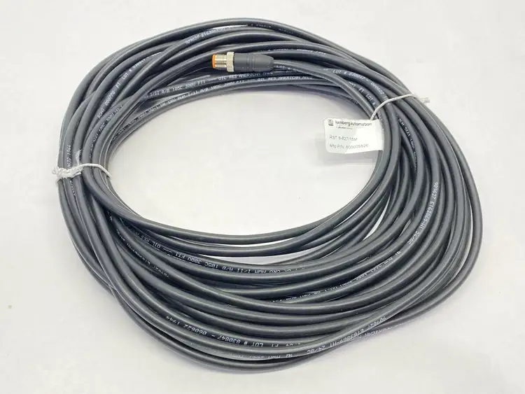 Used LUMBERG AUTOMATION SINGLE ENDED CORDSET MALE M12 8-PIN 15M Cable & Wire | Maverick Industrial Sales #1100331