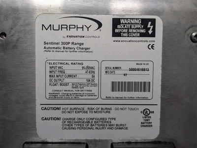 Murphy Sentinel 300P Range Automatic Battery Charger Used