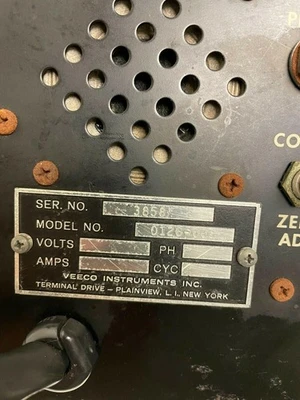 VEECO MS17 LEAK INDICATOR