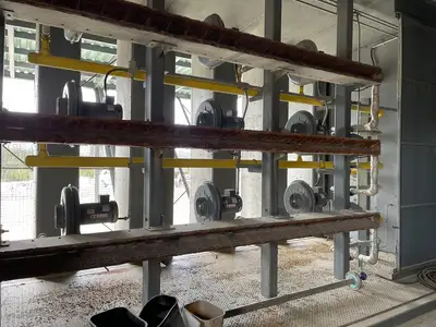 320,000 CFM Underground Mine Fan System w/ WEG 800 hp Motor