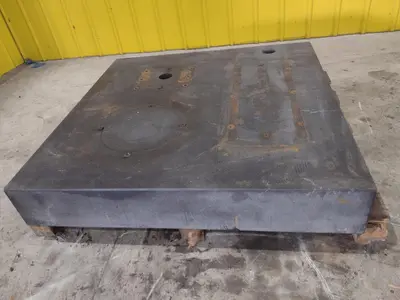 48" X 48" X 8" TIMKEN BEARING GRANITE TABLE: STOCK #22835