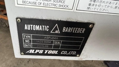 ALPS TOOL ASP-04A Magazine Type Automatic Bar Loader Feeder