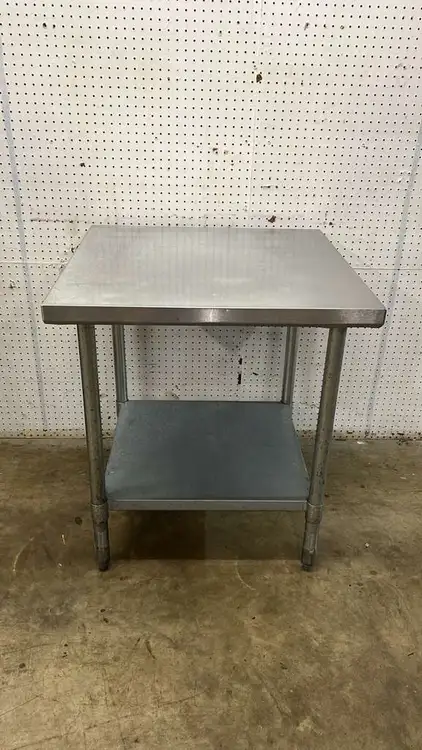 Used Falcon Restaurant Supply, Inc. Used 30" x 30" x 34" Stainless Steel Table - JJ Food Prep Tables Illinois US | Falcon Restaurant Supply #1373590