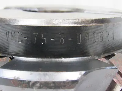Valenite VMC-75-6-0406RA 6" Indexing 35° 6 Flute Face Mill 1-1/2" Arbor