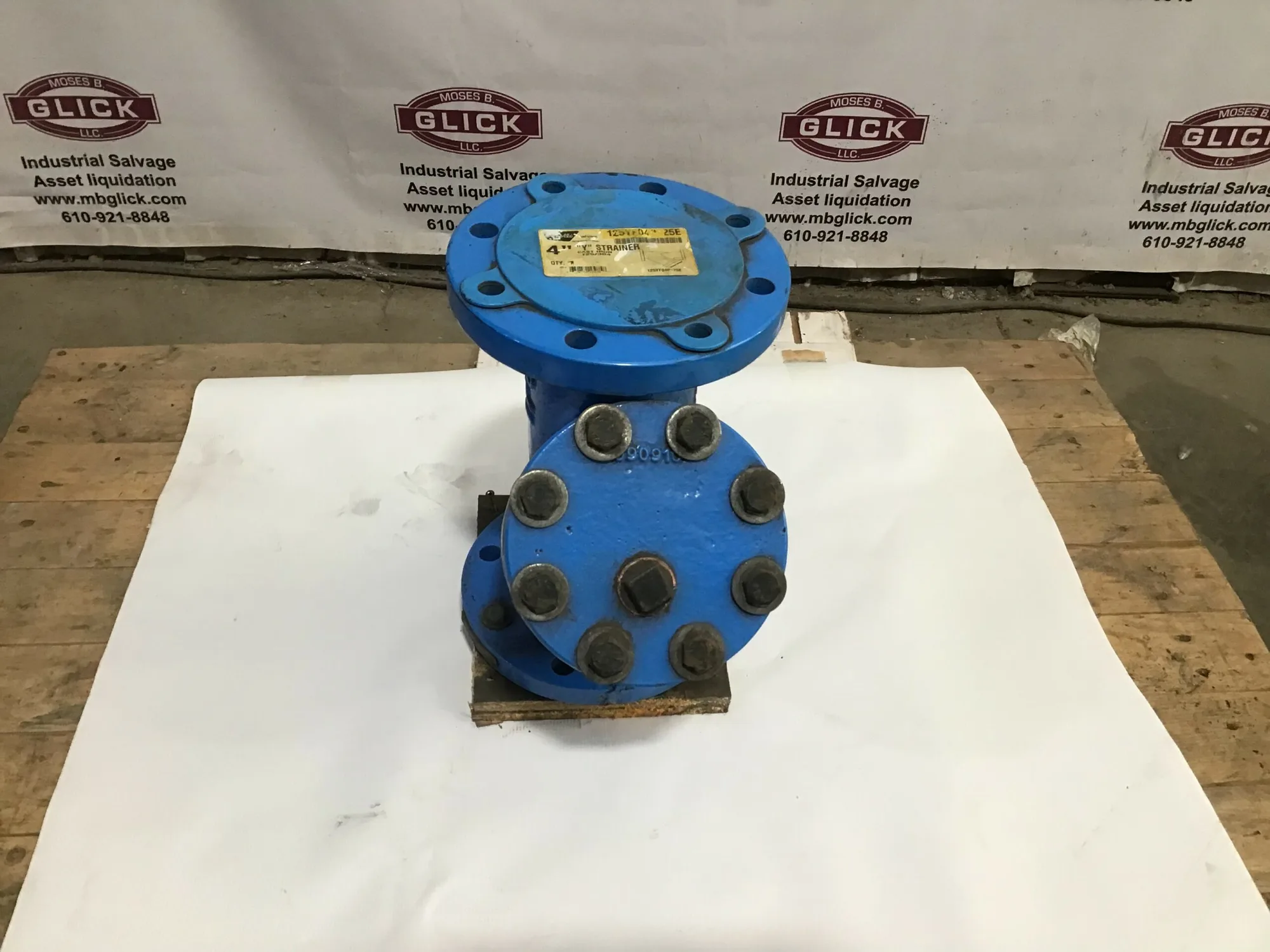 Apollo 125YF04P125E YCF SERIES 4″ CLASS 125 CAST IRON WYE STRAINER