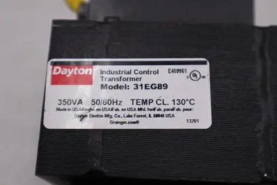 Dayton 31EG89 Industrial Transformer - STOCK 3453CC