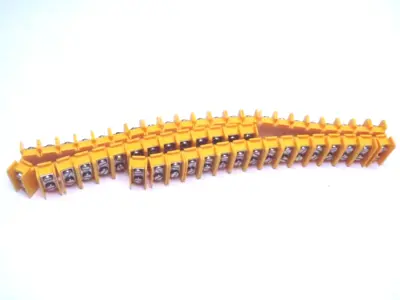 USED AMP FLEXI-BLOCK *8 TERMINAL BLOCKS BRASS SCREWS