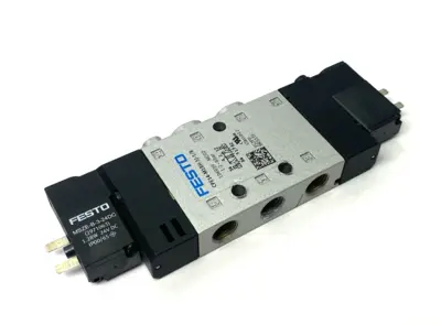 USED FESTO SOLENOID VALVE 5/2-WAY 196939