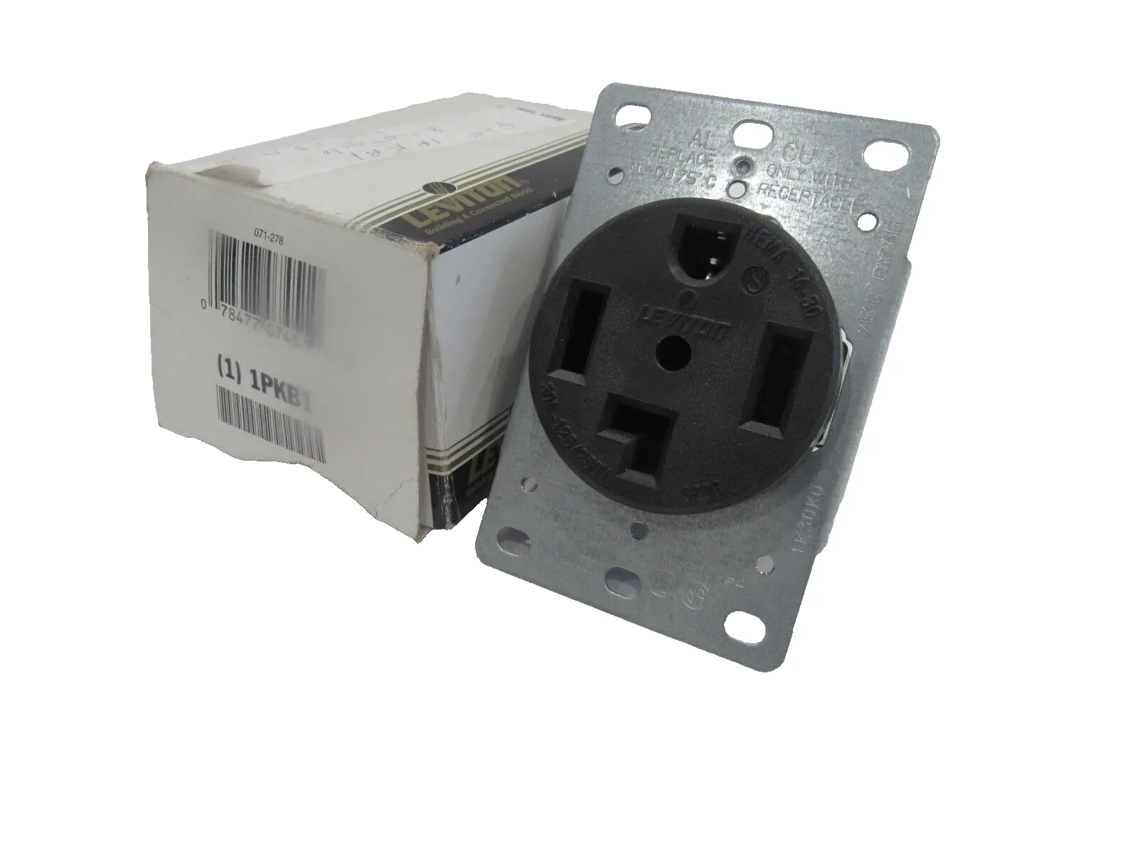 NEW LEVITON 1PKB1 RECEPTACLE OUTLET