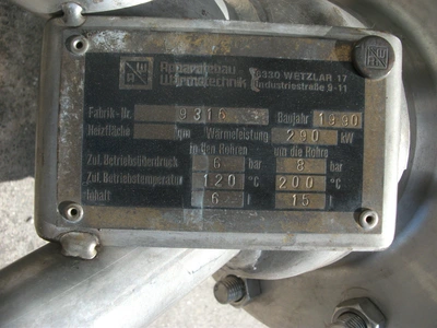 1.4 Sq.M. Shell & Tube H/Exchanger