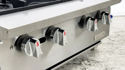 171-0446 24" 4-Burner Gas Hot Plate