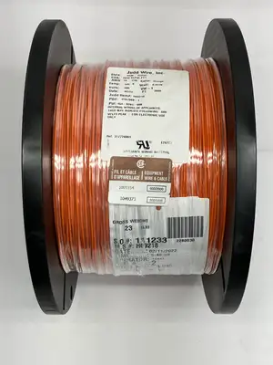NEW JUDD WIRE 18 AWG WIRE, ORANGE, STYLE 1430, XLPVC 300V  16/30