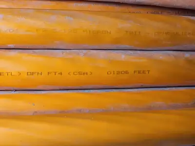 Optical Fiber Cable, 636 ft, 62.5/125 Micron