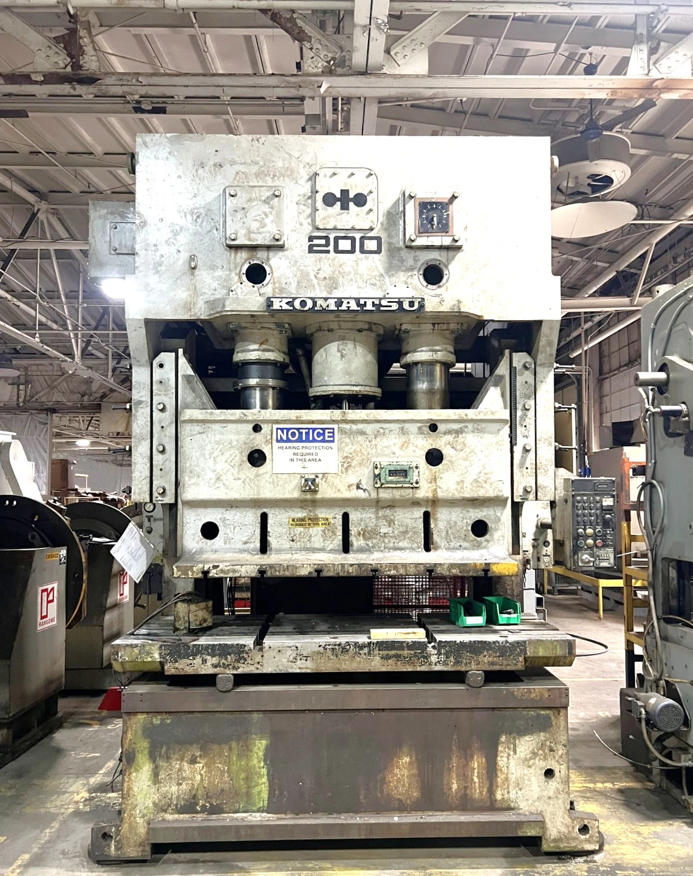 USED 1988 KOMATSU PRESSES KOMATSU OBW200-2 PRESS