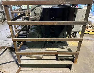 8' X 1/4" WEBB 7L-2 3 ROLL INITIAL PINCH PLATE ROLL. STOCK # 0537426