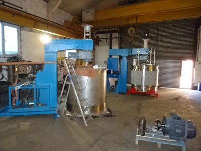 R&B Combination Scraped Arm Stirrer & Turbine/Sawtooth Mixer 1.1 & 15Kw Flp