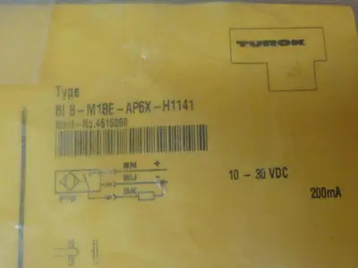 NEW TURCK ELEKTRONIK BI8-M18E-AP6X-H1141