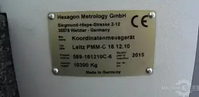 USED 2015 HEXAGON LEITZ PMM-C 16.12.10