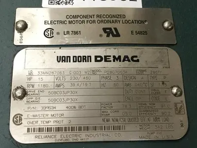 USED RELIANCE ELECTRIC P28G7063A