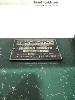 Tennsmith SR24 Slip Roll 20 Gauge Mild Steel