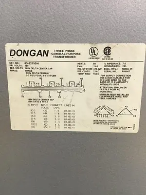 USED DONGAN 63-6215SH