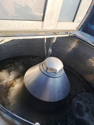 Robatel ETS-1500 perforate basket centrifuge, 316SS.