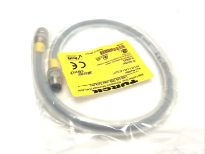 NEW TURCK EUROFAST DOUBLE ENDED CABLE M12 STRAIGHT U-05661