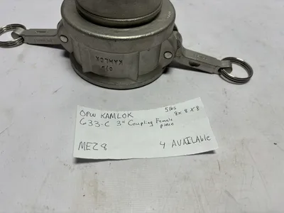 OPW Kamlock 633-C 3″ SST Female Coupling