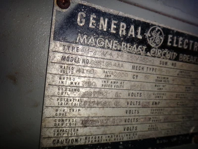 GE 800 AMP Circuit Breaker AKR-5AE-30