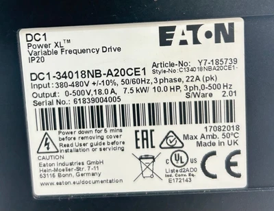 USED EATON CORP. DC1-34030NB-A20CE1
