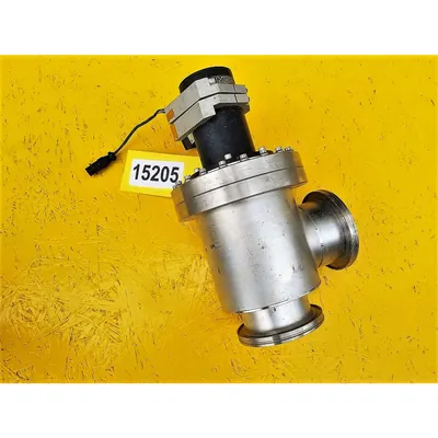 Used Stainless Steel Sanitary MDC 4" Vacuum Angle Valve - LAV-400-PAA-03