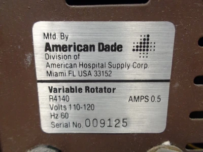 USED AMERICAN DADE R4140
