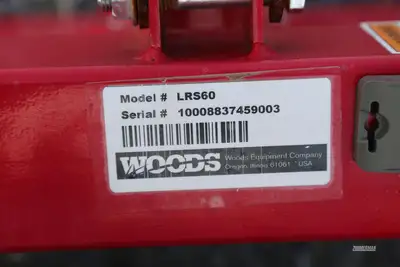 New | in-Stock 2026 WOODS LRS60 Compact Landscape Rakes Pennsylvania US | Zimmerman Farm Service #1410483