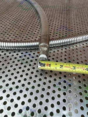 Stainless Steel Flexible Hose 72" w/ 3/4" Female to Male Fitting