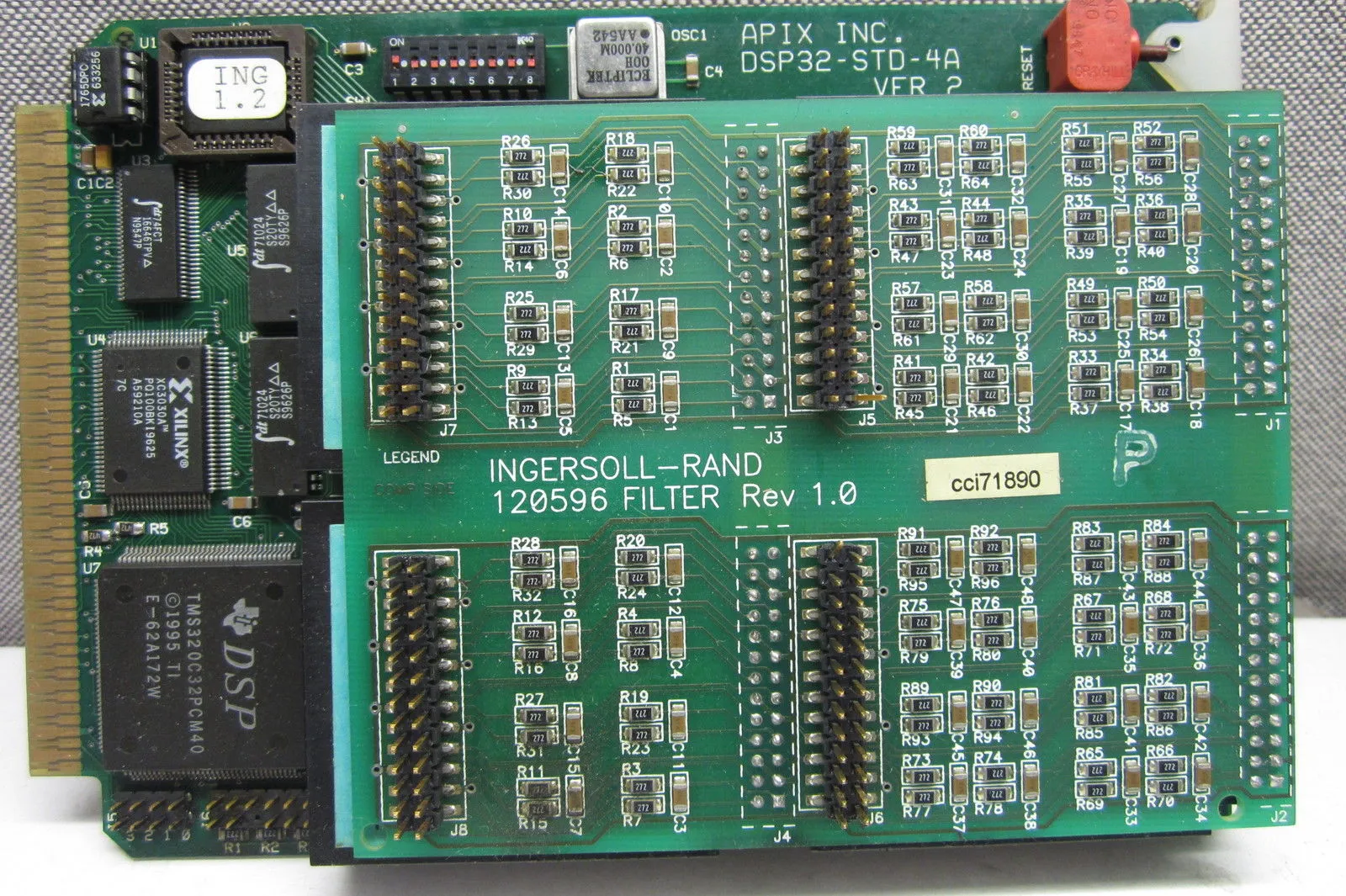 APIX INC. DSP32-STD-4A PC BOARD DSP32STD4A