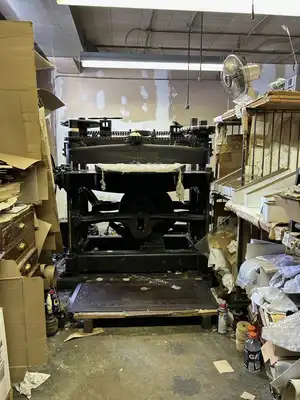 USED 1919 SEYBOLD DUAL HEAD DIE PRESS