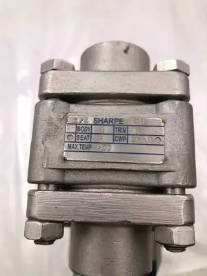 Sharpe Series 99 3/4” Ball Valve 2500 CWP SW 316 SST W/ Actuator