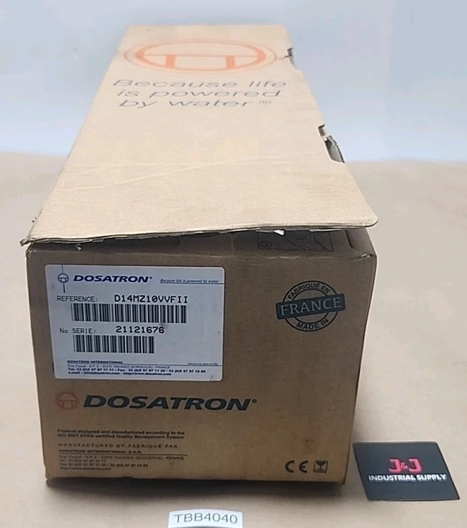 New | in-Stock DOSATRON D14MZ10VVFII Pumps | J&J Industrial Supply #542234