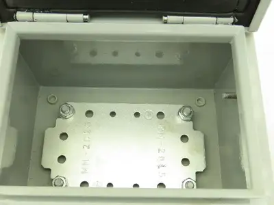 BUD Industries SNB-3738 Electrical Enclosure IP66 SNB Series SS Backplate 6x4x5"
