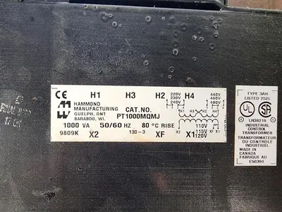 USED HAMMOND MANUFACTURING PT1000MQMJ