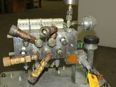 Hawe MP44A-H6.0/B11T-7869901USA Hydraulic Pump 4 Stack Valve Block 24VDC