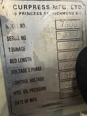 1995 ACCURPRESS 7606 Brakes | GMT (11)