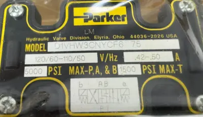 NEW PARKER D1VHW3CNYCF6-75 CONTROL VALVE D1VHW3CNYCF675 D1VHW3CNYCF6