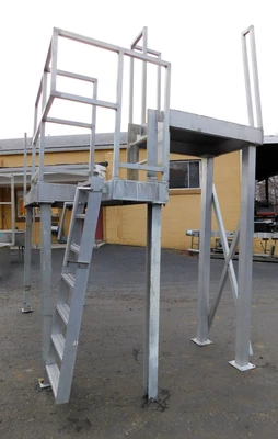 USED ELEVATED MEZZAINE ALUMINUM