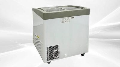 171-0354 31" Glass Self Contained Ice Cream Freezer
