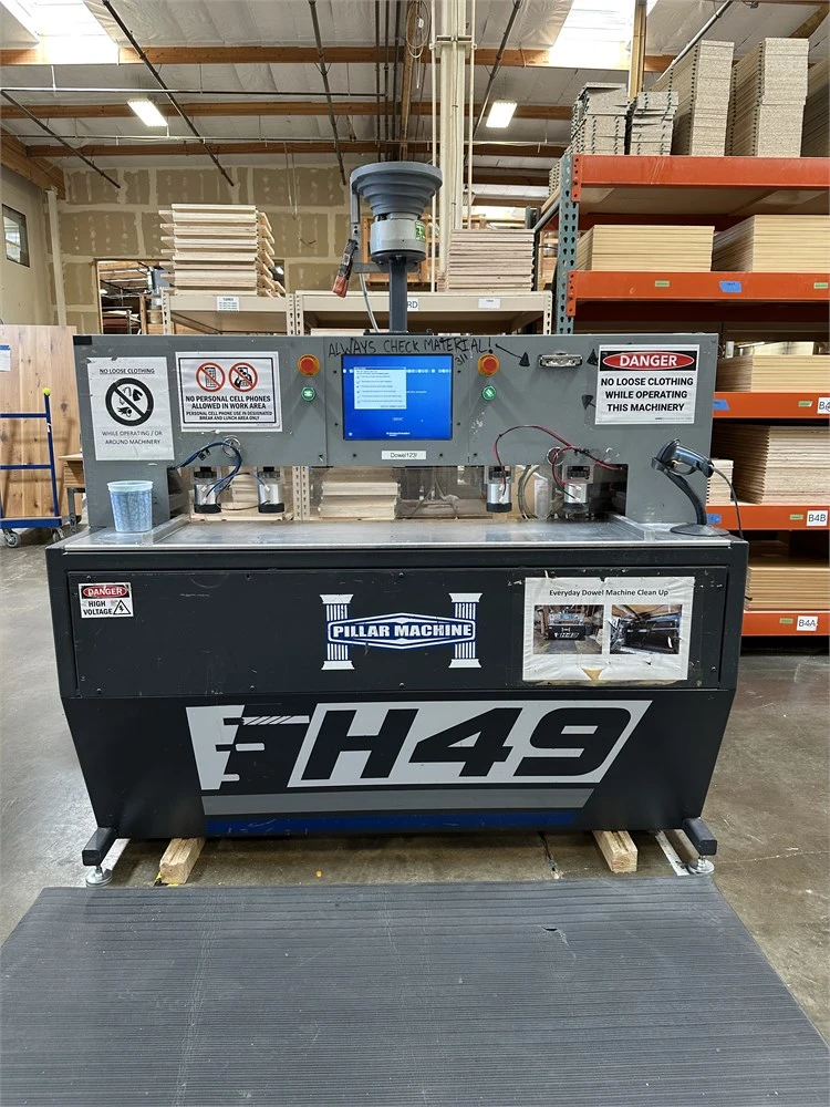 Used PILLAR MACHINE H49-7 Throughfeed boring and boring/dowel-inserting machines California US | MachineryMax #1320492