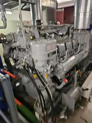 USED 1991 HEINKEL AGGREGATEBAU HE500/396; 500 KW; 400 V; 722 A; 1500 RPM